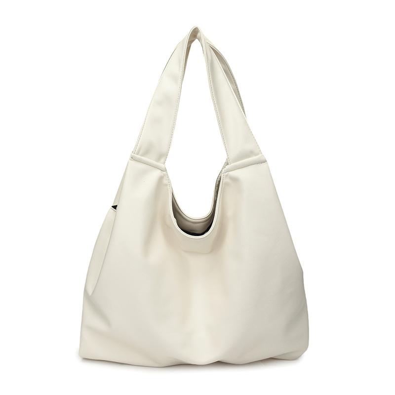 Large-capacity Commuter Tote Bag Women's Summer New Trendy Canvas Lazy Wind Casual Shoulder Armpit Bag