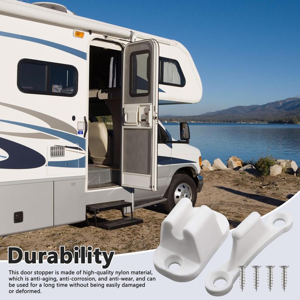 RV Door Stopper | Strong Magnetic Retractable Catch T-Shape, Camper, RV Business Vehicle Repair