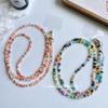 Adjustable Crossbody Lanyard Strap Gravel Bead Anti-Theft Lanyard Durable Mobile Phone Lanyard