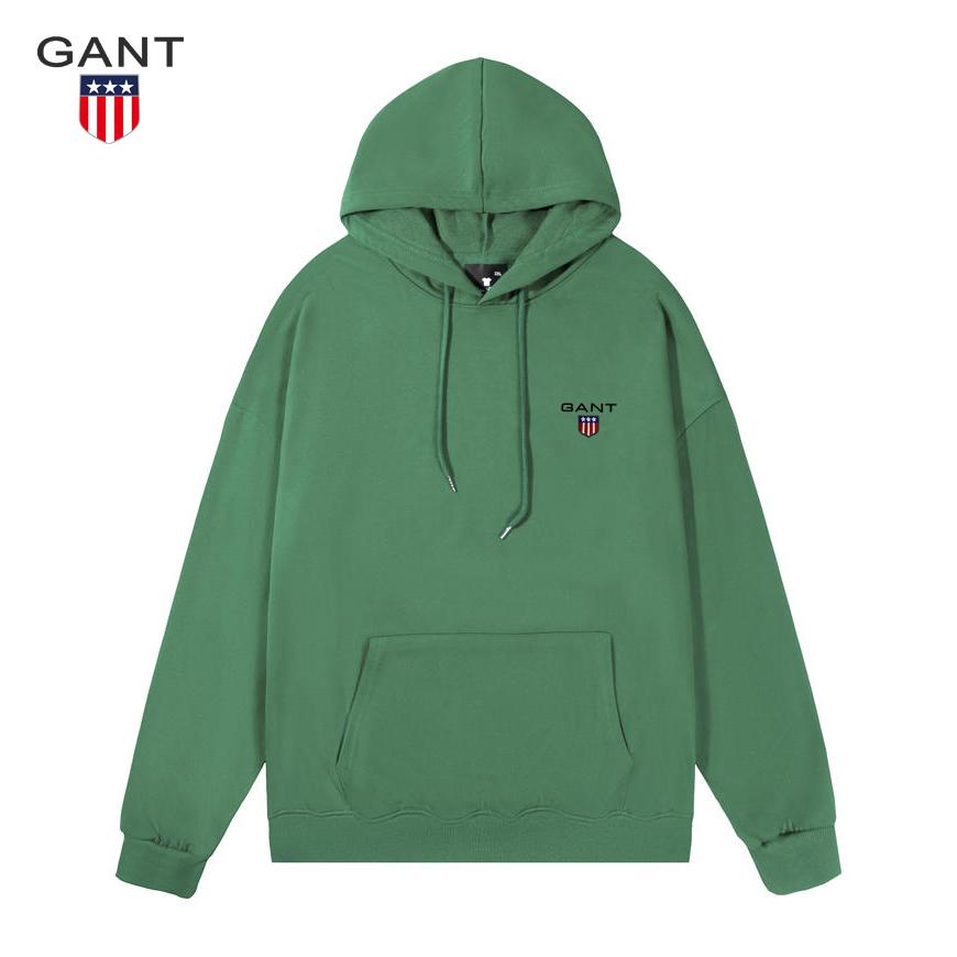 Gant Dünner bestickter Hoodie Pullover für Damen und Herren, Lässiger Sport Lauf Hoodie