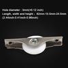 8PCS 25mm Sliding Door Roller Nylon Caster Wheel Pulley Runners for Cabinet Wardrobe Window Furniture Hardware load-bearing 20KG