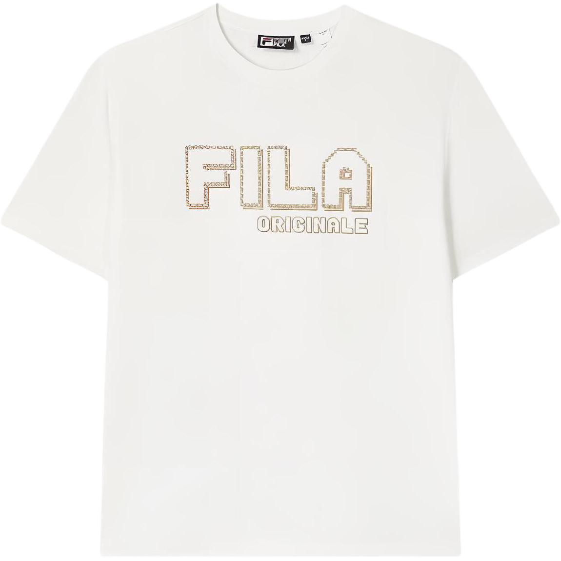 

Fila Удобная спортивная футболка с коротким рукавом Мужские топы Облачно-грибной-белый F11M429107F-WT L