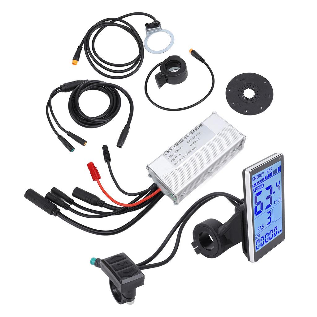 LCD Display Controller 36V 48V 22A Water Resistant LCD Display Meter Controller for Electric Scooter Folding Cycle