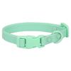 Waterproof Dog Collar Adjustable Length Macaron Color Pet Collar with Leash Medium Large Dog Training Accessories