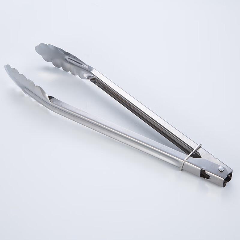 Bingyue 12-inch Thickened Stainless Steel Food Tongs