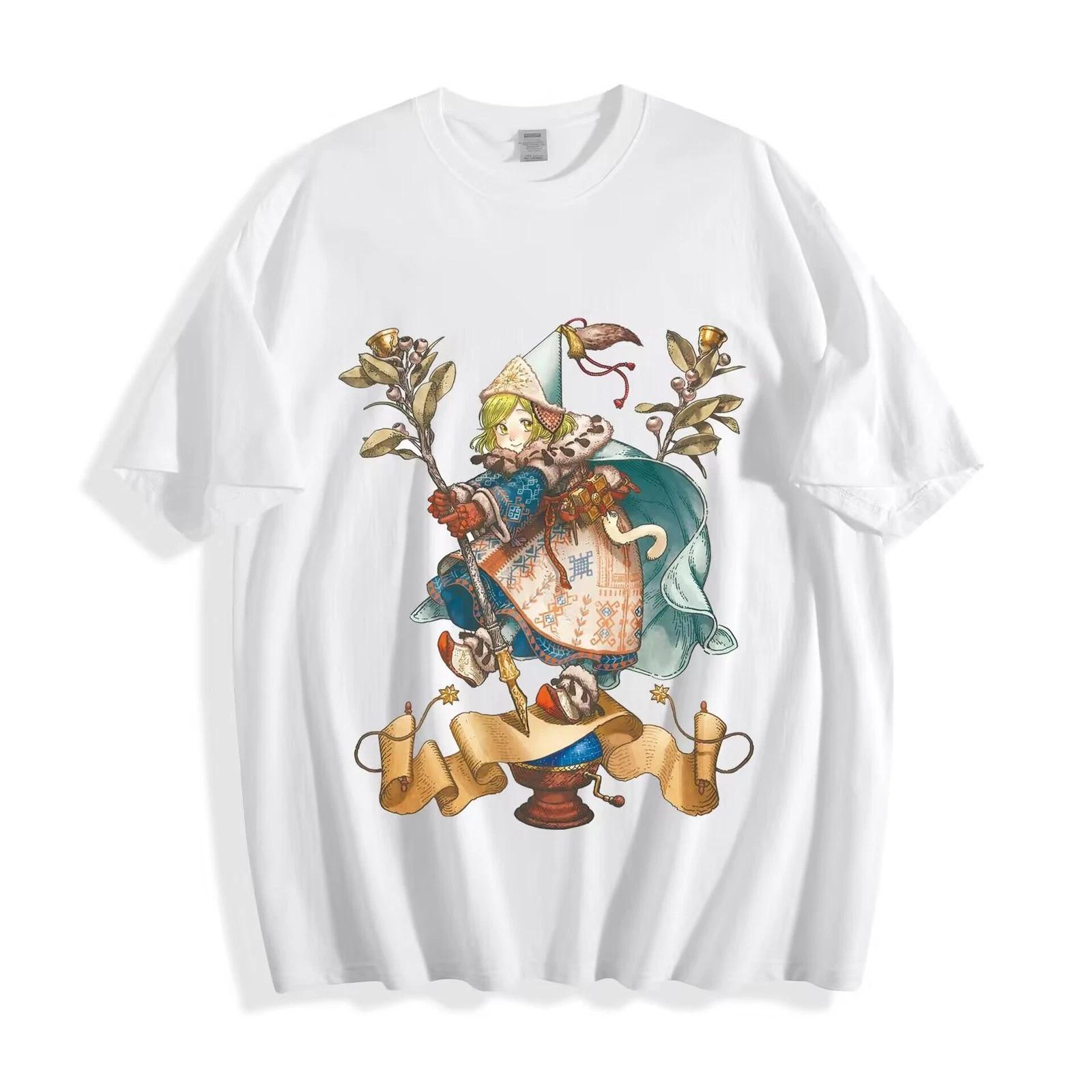 Tongari Boushi no Atelier Coco Magical Witch Anime T-Shirt - Unisex Tee XXL