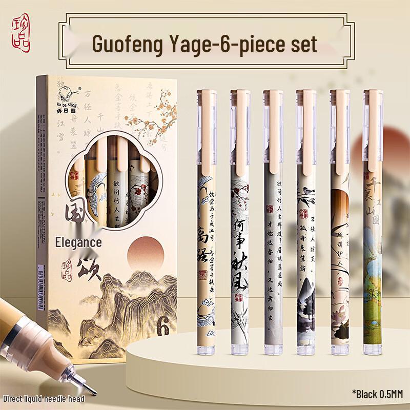 Jiamoli 0.5mm Quick-Dry Direct-Liquid Gel Pen