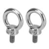 1 Pair Stainless Steel Kayak Track Mount Tie Down Eyelet Rail For Kayak Canoe Boat Bungee Cord Ropes