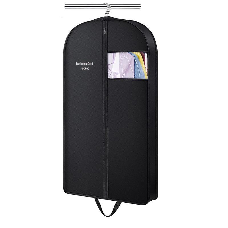 

Черный Нетканый Материал 3D Прозрачное Окно Чехол от Пыли для Одежды и Сумка для Костюма 110x60x10cm чёрный