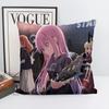 Anime Bocchi The Rock Pillow Case Square Pillow Bedroom Sofa Leisure Comfort Cushion Car Living Room Home Decoration