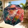 football club Print Automatic Open Close Umbrella, Portable Foldable Umbrella, for Outdoor Commute Camping Trip, Ideal Birthday Gift