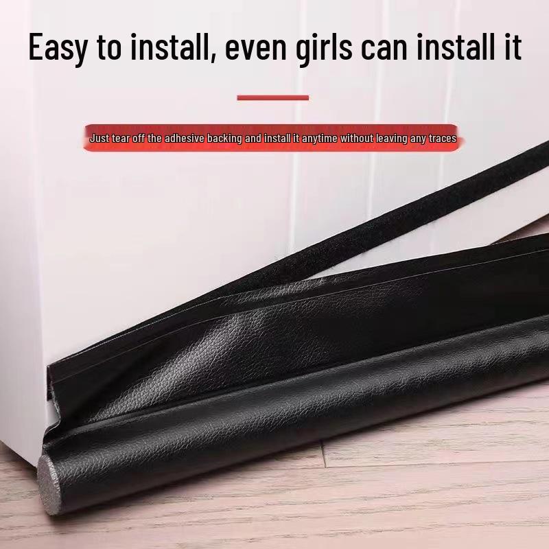 Bandă de etanșare autoadezivă pe o singură față pentru ușă - Izolantă fonic, etanșă la vânt, rezistentă la insecte, opritor de ușă rezistent la praf.