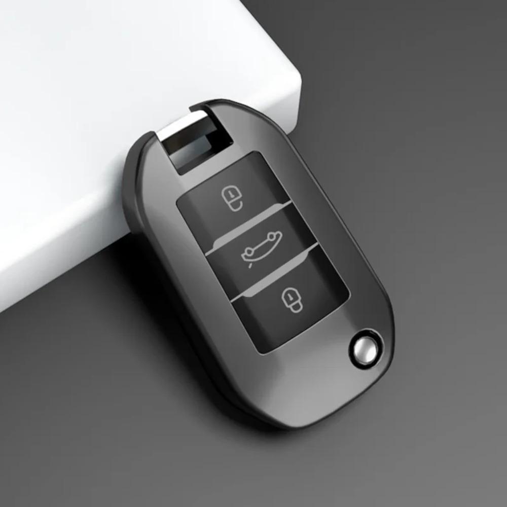 Husă Moale TPU pentru Cheie Auto Husă Telecomandă pentru Peugeot 208 308 T9 508 2008 pentru Citroen C4 pentru Opel Corsa Crossland X Accesorii Auto