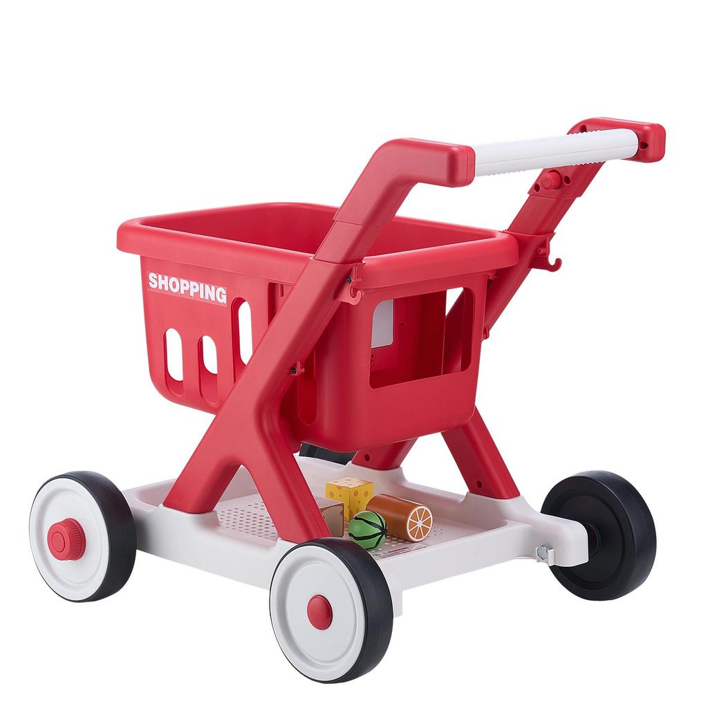 VEVOR Scan & Sort Kids Shopping Cart, for Kids 2+, Toy Shopping Cart with Pretend Food, Lights & Sound