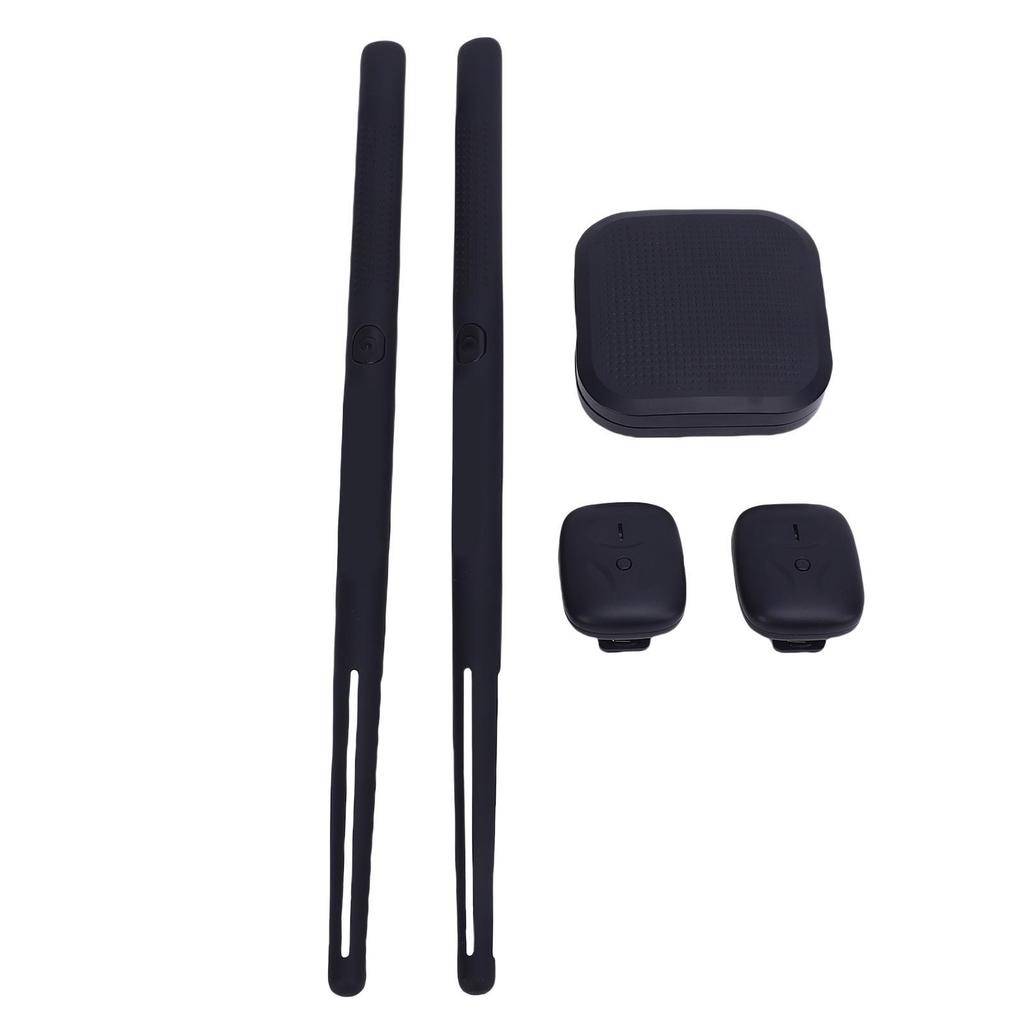 Air Drum Sticks Kit Multifunctional 3D Motion Sensor 8 Sounds RGB Portable Electronic Drum Set with Foot Pedal