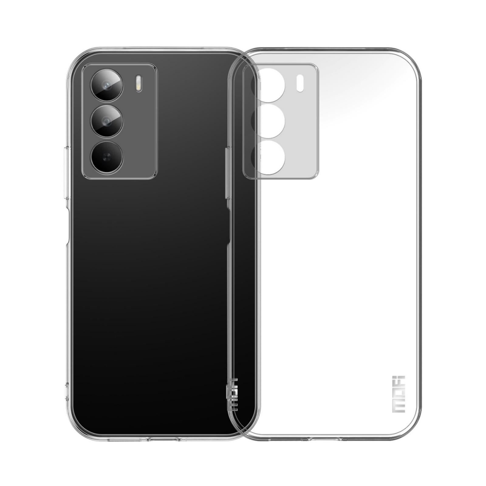 

For Realme V70 5G/Realme V70s 5G/Realme 14x 4G Clear Phone Case MOFI Ultra-Thin TPU Phone Back Cover Transparent
