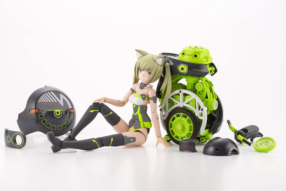 KOTOBUKIYA Frame Arms Girl Innocentia NOSERU Spec Height 150mm Plastic Model Molding Color FG146 [Racer] & [Racing Ver.] Approx. Non-scale