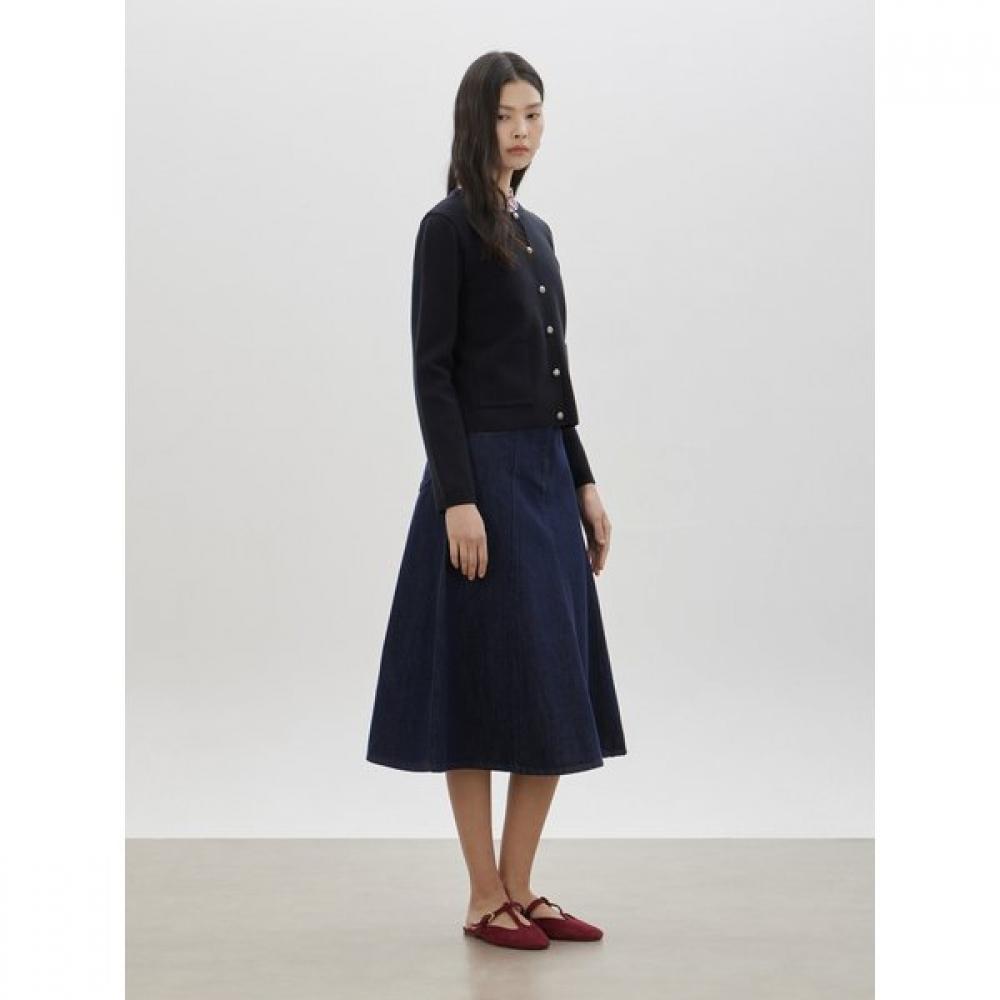 Cc Collect FlAred A Line Denim Skirt C261psd401
