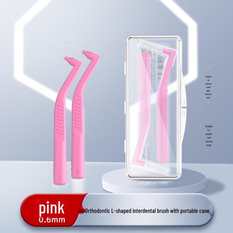 Orthodontic L-Shaped Interdental Brush for Special Oral Care