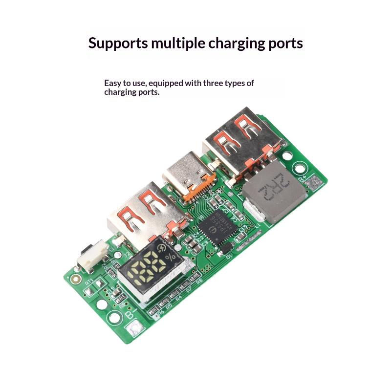 Fast Charge Module Ip5356 Digital Display Qc/Pd3.0 Support For Lithium Battery Charge Compact And Stable Industrial Power Module
