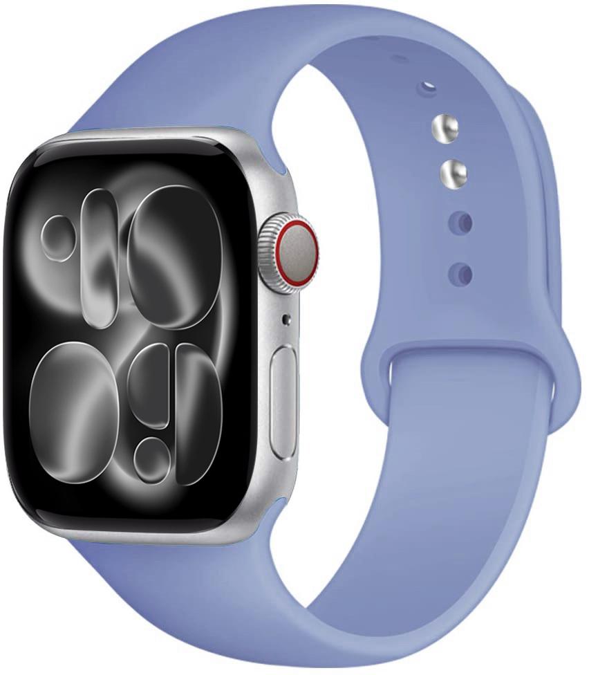 Silicone strap For Apple Watch 11 band 44mm 40mm 49mm 45mm 41mm 38 46mm 42mm correa bracelet iWatch series 9 8 7 6 SE ultra 2 3