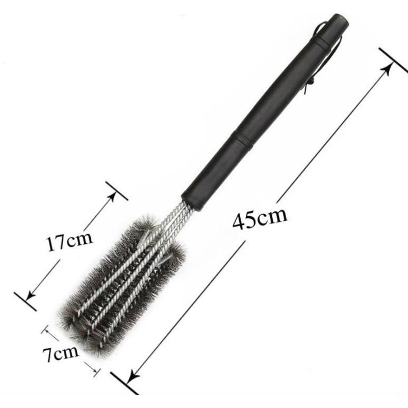 1PC Kitchen Accessories Barbecue Grill Cleaning Brush BBQ Clean Accessories Tool Non-stick Powerful Grilling Barbecue Brushes