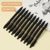 Mr. Pen- Retractable Gel Pens, 10 Pack, Black Ink Gel Pens, Black Barrels, Fast Dry, Fine Point 0.5mm