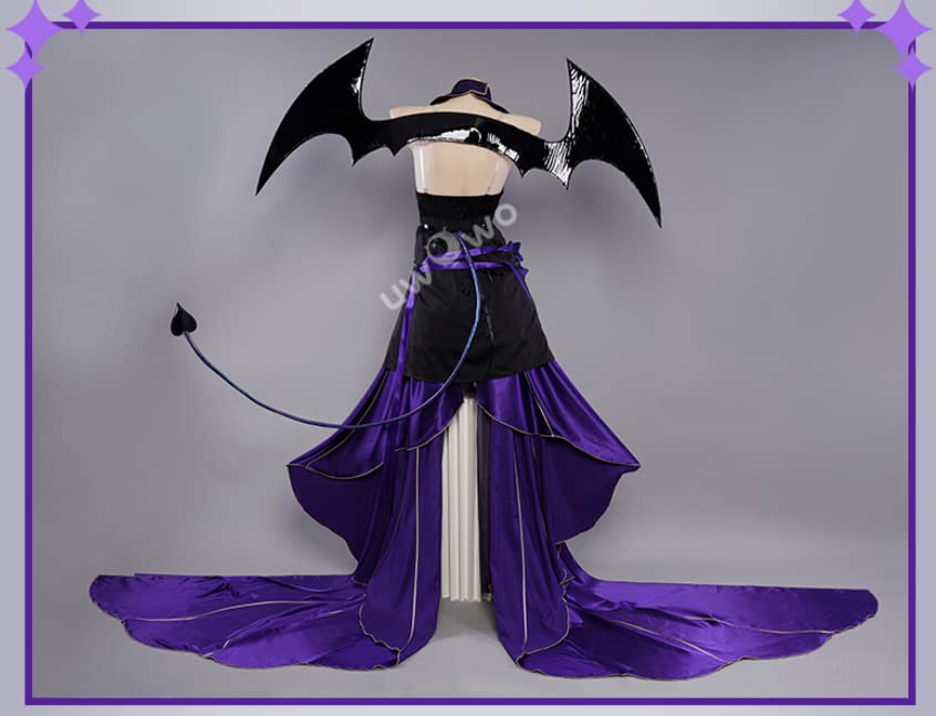 [Lavender] Shogun Raiden Cosplay Costume, Halloween and Christmas Costume, Formal Wear, Little Devil, Size M