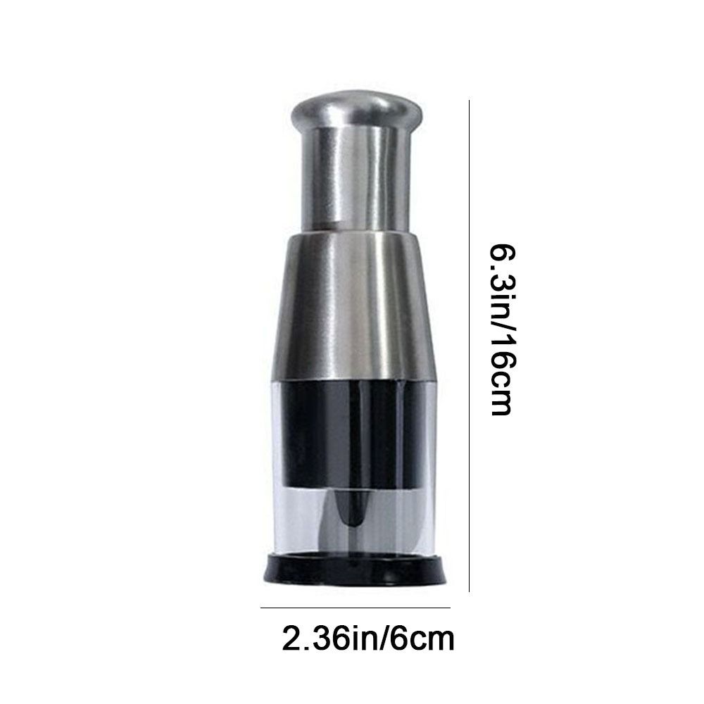 Stainless Steel Tomato Crusher Hand Press Garlic Masher Durable Manual Hand Chopper  Herbs Nuts