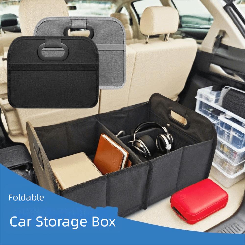 Oxford Cloth Car Trunk Organizer Multifunction Auto Storage Bag Outing Storage