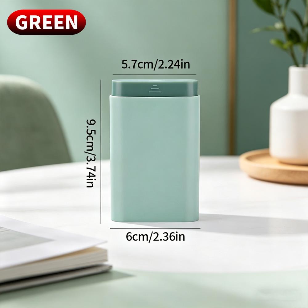 6 Grids Mini Pill Box Portable Travel Pill Case Medicine Organizer for Vitamins Supplements
