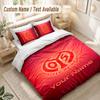 Custom Name Bedding Set 3 PiecesMainz 05 Print Duvet Cover + 2 Pillowcases Soft Bed Decor