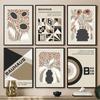 Black White Abstract Bauhaus Geometric Shapes Wall Art Posters Prints Nordic Canvas Painting Vintage Pictures Living Room Decor