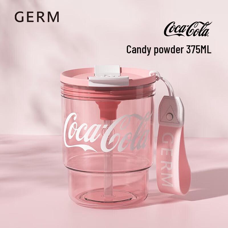 Gemico Coca-Cola Tritan Portable Straw Water Bottle 375ML