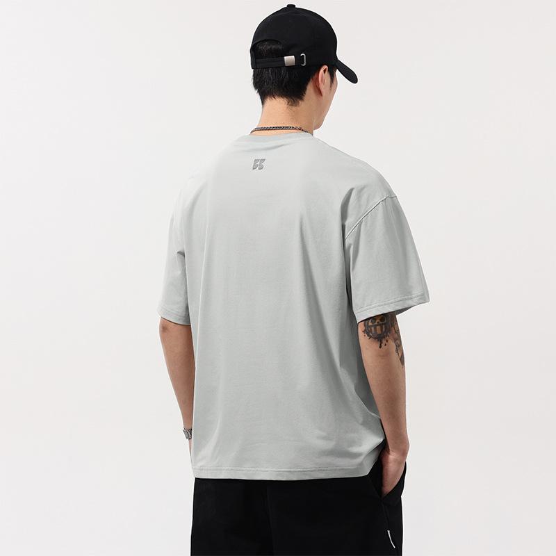 New Summer Short-sleeved Thin T-shirt Men's Functional Fabric Short T-shirt