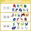 MOC 931PCS Letters Lore A-Z 26 English Alphabet Numbers Letters Building Blocks Set Legend Letters Education Bricks Kids Toys