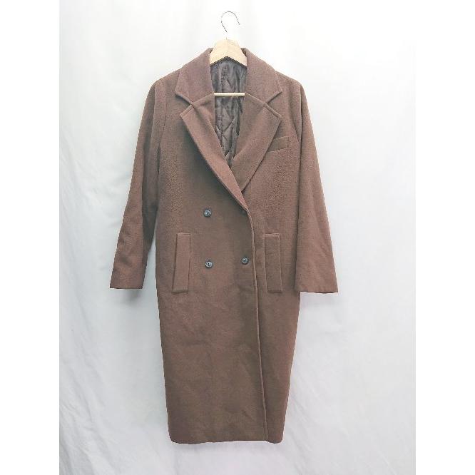 DHOLIC plain long sleeve long coat no size indicated brown women s E [Used]