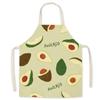 Strawberry Peach Children Apron Fruit Pattern Household Apron New Halter Neck Apron  Home Use