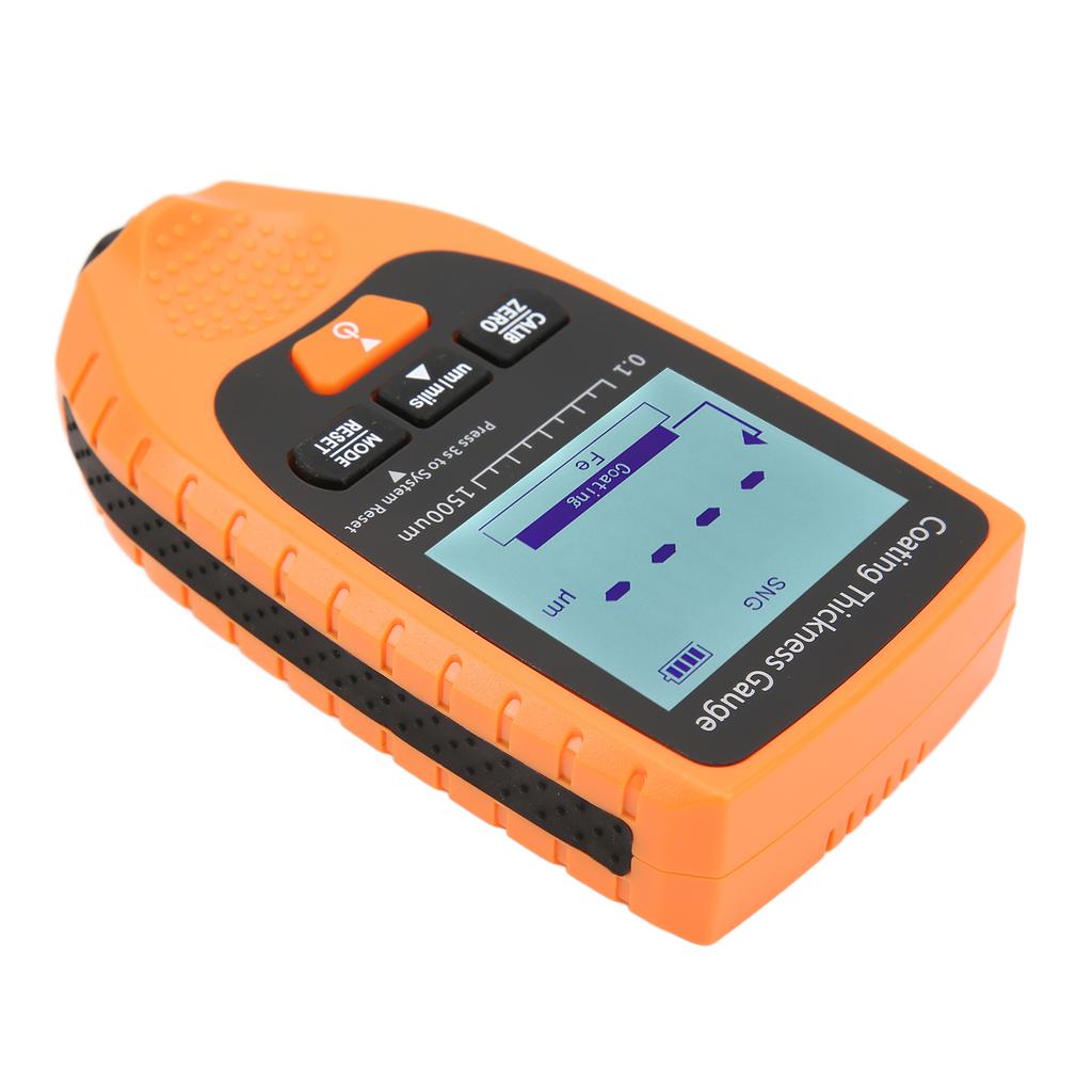 1500um Handheld Coating Thickness Gauge Tester Automobile Paint Thickness Measuring Instrument