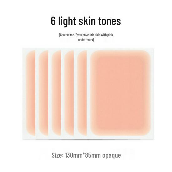 Waterproof Flesh-Colored Concealer Tattoo Sticker for Natural Scar and Birthmark Coverage 130*85MM