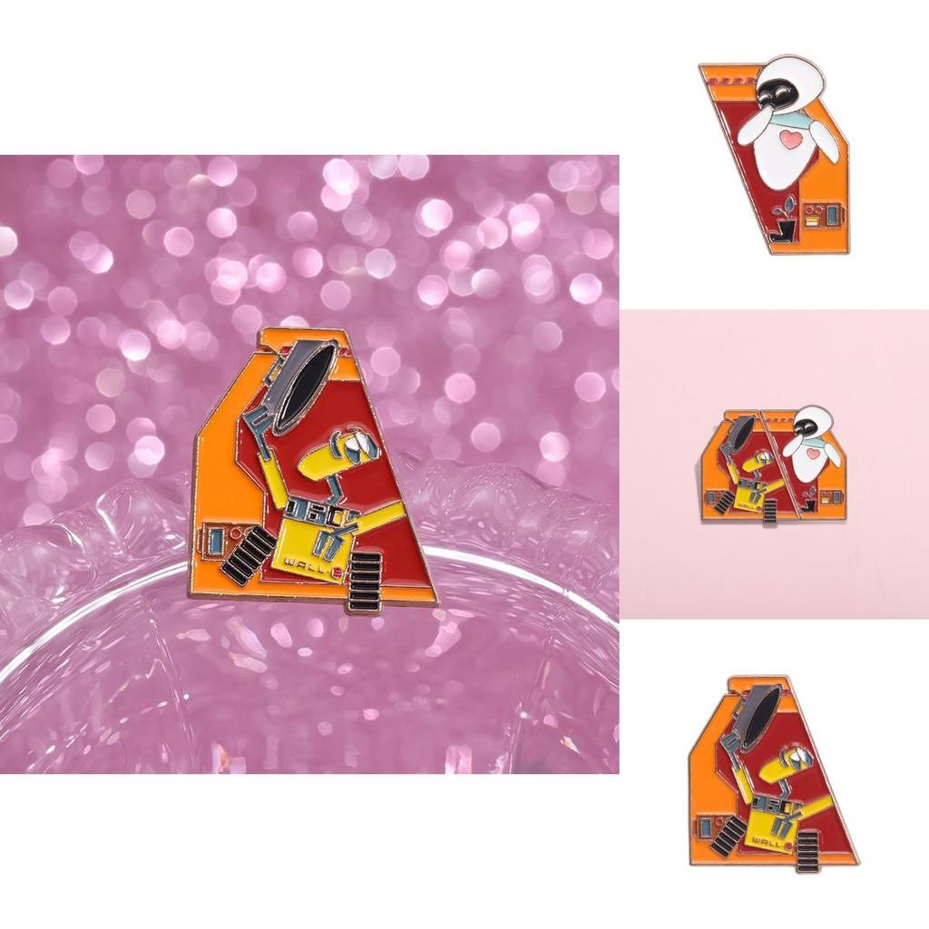 Unique Cartoon Robot Design Alloy Brooch Pin Stylish Anime Character Badge For All Ages