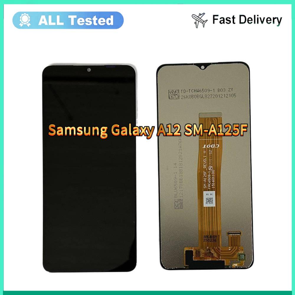 Ansamblu Complet Ecran LCD și Digitizator Pentru Samsung Galaxy A12 SM-A125F