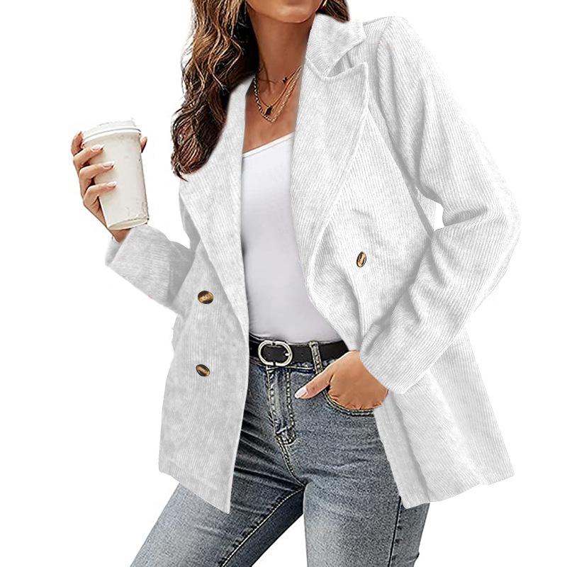 Top da donna a doppio petto alla moda autunno e inverno