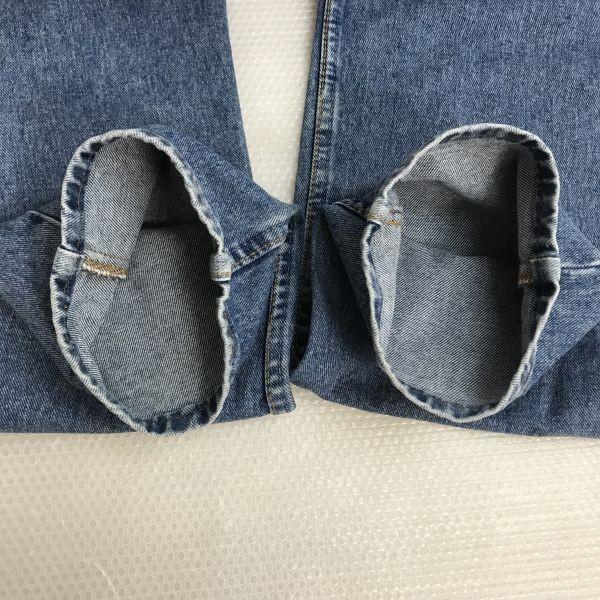 THOMAS BURBERRY Džínové džíny Vyrobeno v Itálii Velikost 31 Vnitřní délka nohavice 82 cm HANWELL 90. léta Kalhoty(POUŽITÝ)