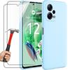 Aizsargvāciņš - Xiaomi - Redmi Note 12 5G - Triecienizturīgs - Izturīgs pret skrāpējumiem - Debesu zils