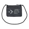 Musette Zip Closure Polyester Crossbody Bag, Fanny Pack Regular Unisex Black 10017708001