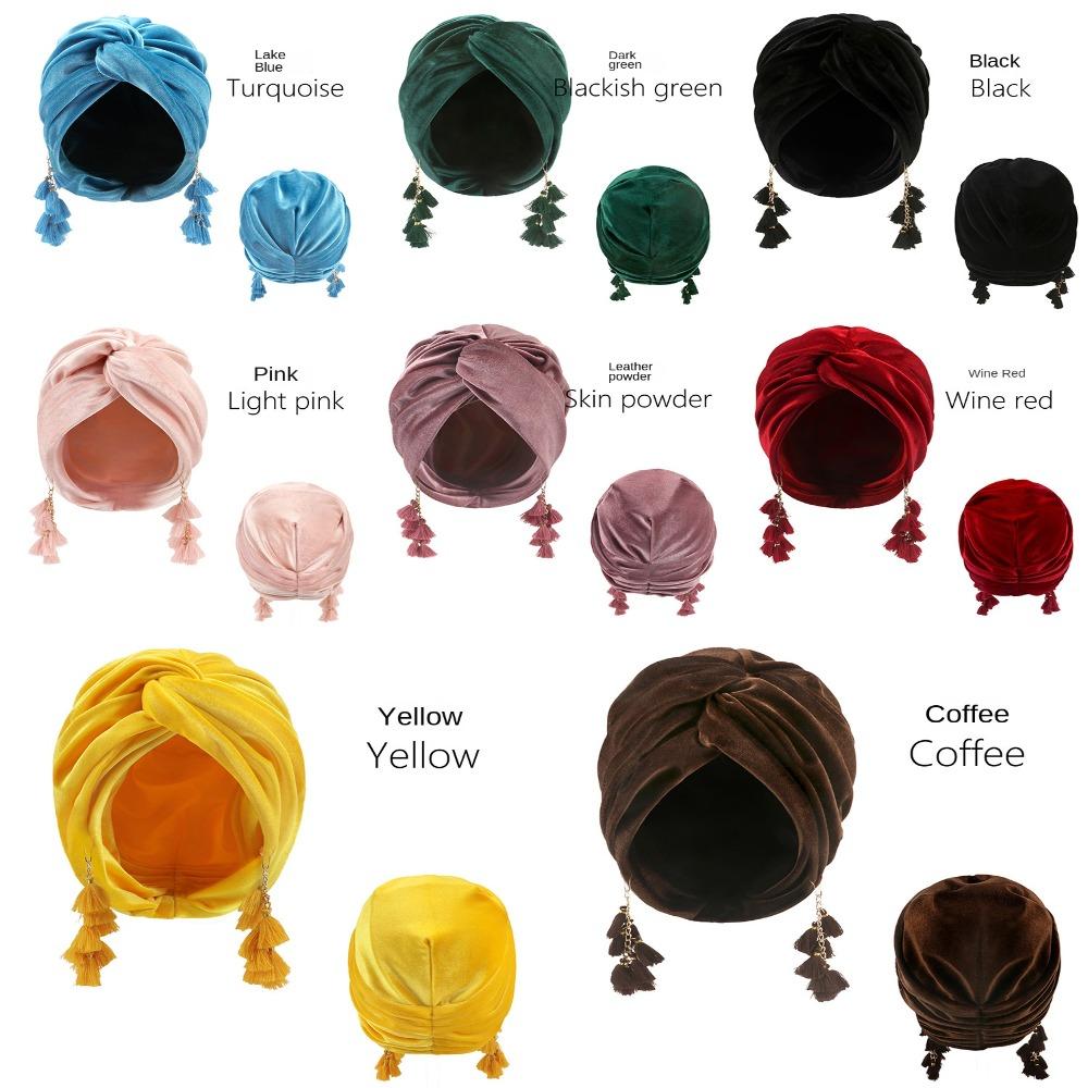 Tassel Crossed Pullover Hat Turban Cap Sunscreen Beach Hats Apparel Accessories Beanie Hat Spring
