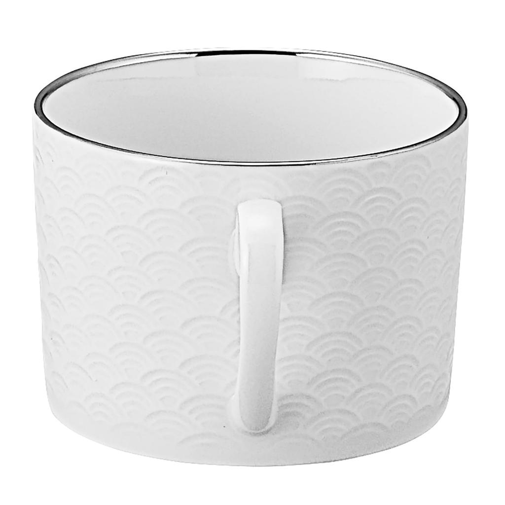 yamakaXODA POTTERY Auspicious Zipangu Pair of Cups and Cup Diameter x Height 6cm Saucer Diameter 16cm x Height Set of Gold and Auspicious Mino Plates,