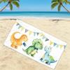 1pc Dinosaur Archaeology Theme Day Beach Towel, DIY Craft Festival Beach Towel, Soft, Absorbent, Quick-Drying, Dinosaur Era