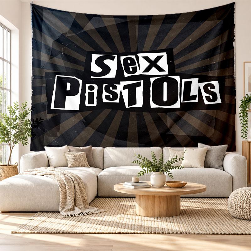 Sex Pistols Wall Tapestry, Soft Fabric Wall Hanging, Decorative Backdrop For Bedroom Home Wall Art